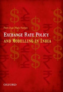 Exchange rate policy and modelling in India /