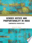 Gender justice and proportionality in India : comparative perspectives /