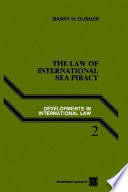 The law of international sea piracy /