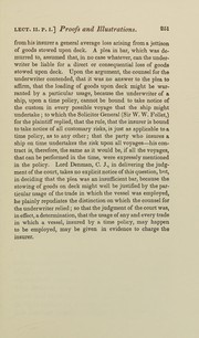 The law and practice of marine insurance : deduced from a critical examination of the adjudged cases, the nature and analogies of the subject, and the general usage of commercial nations.