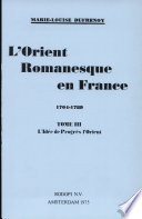L'Orient romanesque en France, 1704-1789 /
