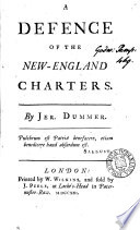 A defence of the New-England charters /