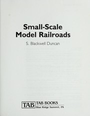 Small-scale model railroads /
