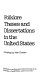 Folklore theses and dissertations in the United States /