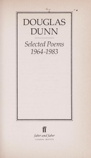 Selected poems, 1964-1983 /