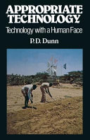 Appropriate technology : technology with a human face /