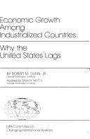 Economic growth among industrialized countries : why the United States lags /