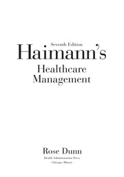 Haimann's healthcare management /