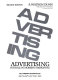 Advertising; its role in modern marketing /