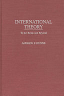 International theory : to the brink and beyond /