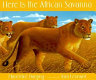 Here is the African savanna /