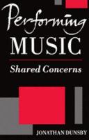 Performing music : shared concerns /