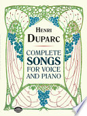Complete songs for voice and piano /