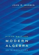 Modern algebra : an introduction /