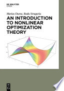 An Introduction to Nonlinear Optimization Theory /