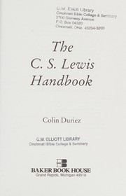 The C.S. Lewis handbook /