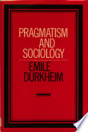 Pragmatism and sociology /