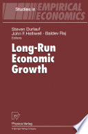 Long-Run Economic Growth /