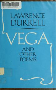 Vega and other poems.