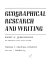 Geographical research and writing /
