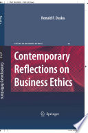 Contemporary reflections on business ethics /