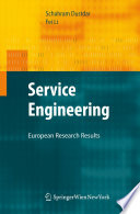 Service engineering : European research results /