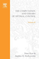 The computation and theory of optimal control /