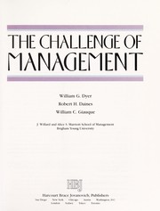 The challenge of management /