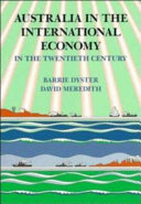 Australia in the international economy, in the twentieth century /