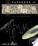 Handbook of Recording Engineering /