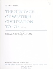 The heritage of Western civilization to 1715 /