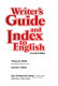 Writer's guide and index to English /