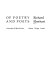 Of poetry and poets /