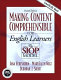 Making content comprehensible for English learners : the SIOP model /