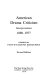 American drama criticism : interpretations, 1890-1977 /