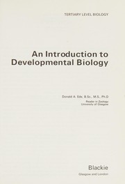 An introduction to developmental biology /