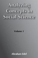 Analyzing concepts in social science /
