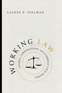 Working law : courts, corporations, and symbolic civil rights /