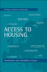 Access to housing : homelessness and vulnerability in Europe /