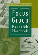 The focus group research handbook /
