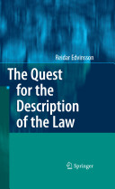 The Quest for the Description of the Law /