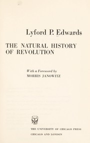 The natural history of revolution /