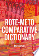 Rote-Meto comparative dictionary /
