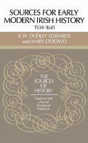 Sources for early modern Irish history, 1534-1641 /