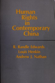 Human rights in contemporary China /