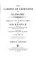 The canons of criticism and glossary, being a supplement to Mr. Warburton's edition of Shakespear. : Collected from the notes in that celebrated work and proper to be bound up with it. To which are added, The trial of the letter T, alias Y; and Sonnets.