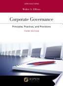 Corporate governance : principles, practices, and provisions /