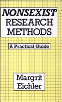 Nonsexist research methods : a practical guide /