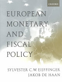 European monetary and fiscal policy /