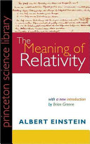 The meaning of relativity /